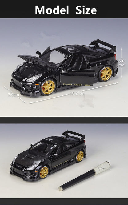 Maisto 1:24 Toyota Celica GT-S Liga Miniatura Carro Modelo Diecast Metal Escala Carro Modelo Coleção Crianças Brinquedo Veículos Presente