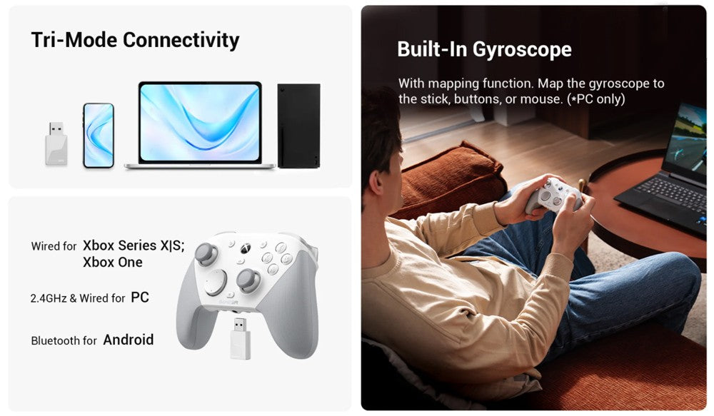 GameSir G7 Pro Xbox Licensed Game Controller, Wired Controller for Xbox, Wireless Gamepad for PC Android Mobile