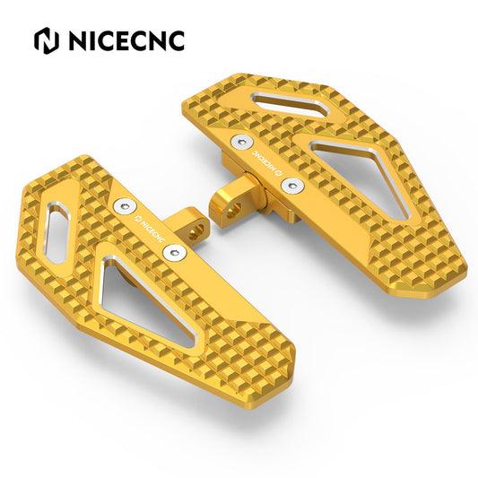 NICECNC Rider Footpeg Footrest For Harley Dyna Super Glide Custom 2006-2013 Street Bob Fat Bob Low Rider Wide Glide 1999-2017