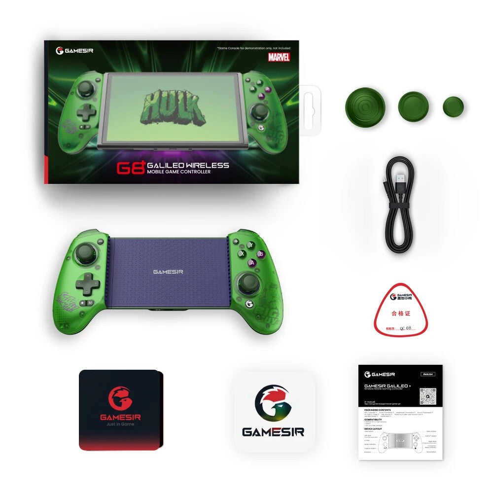 GameSir G8 Plus Gamepad for Nintendo Switch 2/1 Steam PC Phone Controller iOS Android Hall Effect Joysticks and Analog Triggers