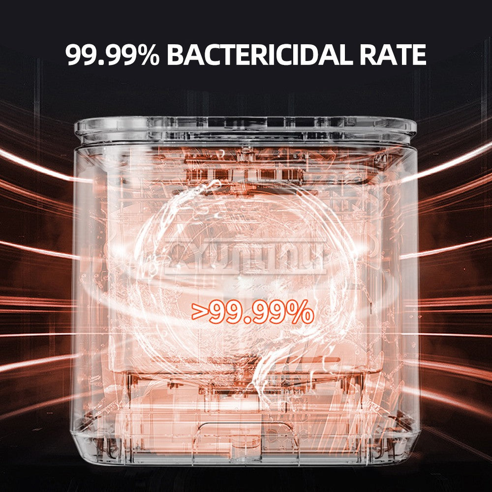 Intelligent Kitchen Dishwasher, Mini Fully Automatic Disinfection Cabinet Bowl Dishes Dishes Intelligent