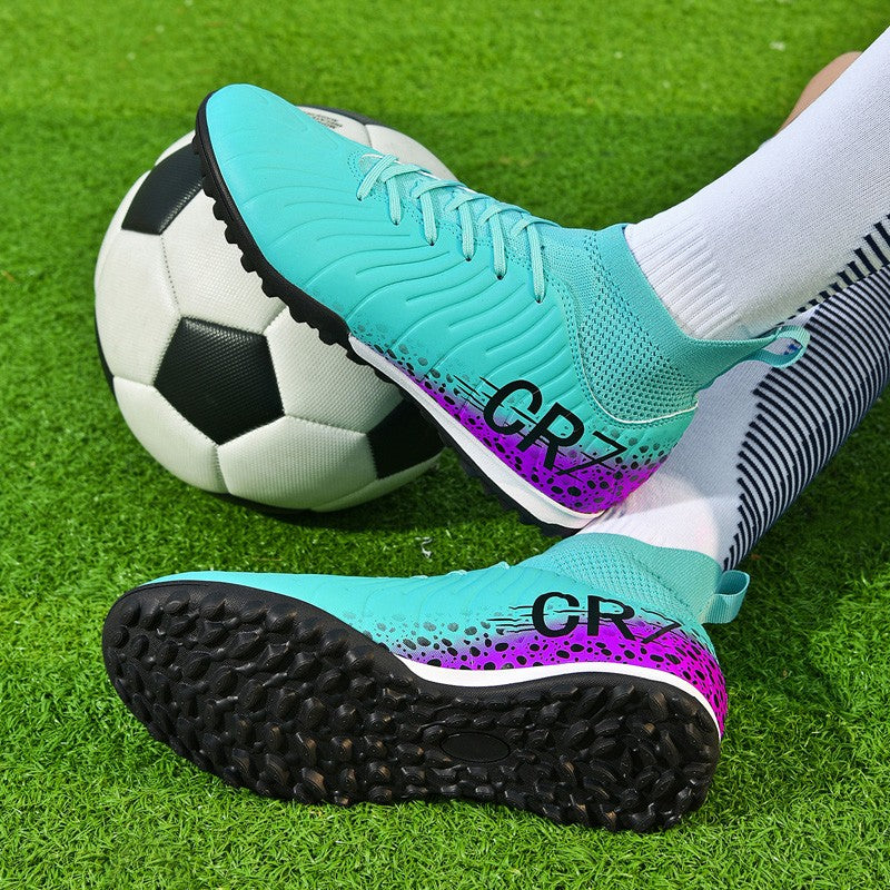 Professional Mens Soccer Shoes Women Football Boots Studded Society Turf Cleats Adults TF/FG Training High-Quality Sneakers