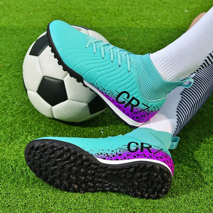 Professional Mens Soccer Shoes Women Football Boots Studded Society Turf Cleats Adults TF/FG Training High-Quality Sneakers