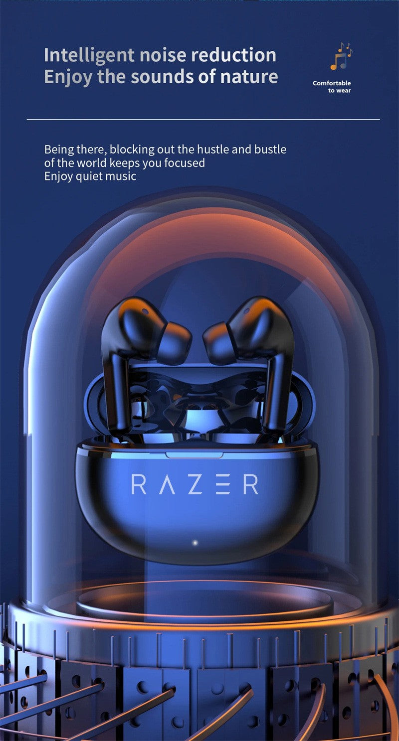 Razer Air 7 Wireless Bluetooth Headset HiFi Wireless Headphone Mic TWS HiFi Stereo Sound Waterproof Sports Earphones in-Ear