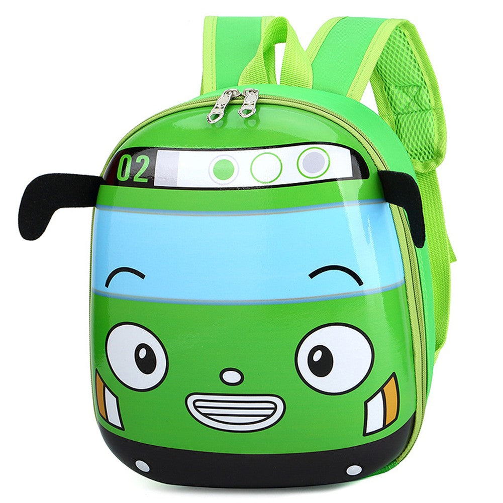 Mochila 3D Infantil de Desenho Animado Ônibus para Crianças do Jardim de Infância Meninas Meninos