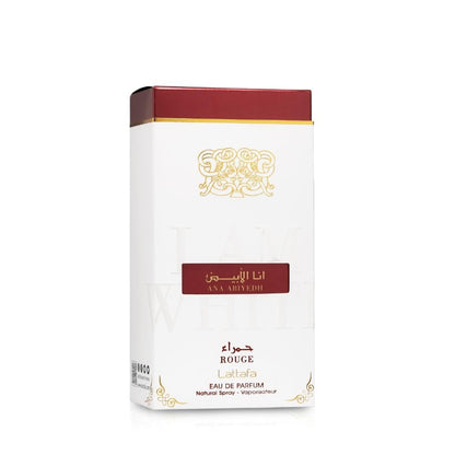 Lattafa Perfume Ana Abiyedh Rouge Unissex Eau de Toilette Spray, 60 ml