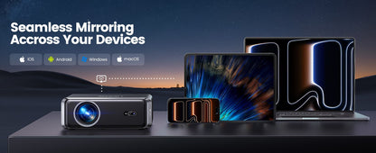 Projetor Lareser A1 4K 1000ANSI Oficial Netflix Linux Nativo 1080P Foco/Keystone Automático Dolby Audio WiFi6 BT5.2 Home Theater