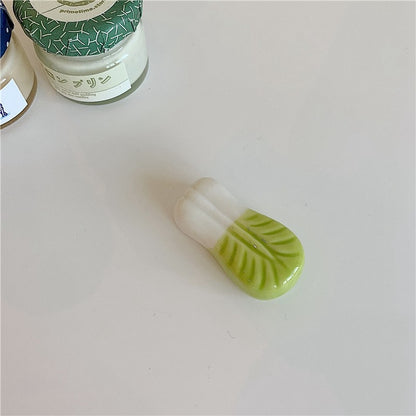 Suporte para Hashi Estilo Japonês Cerâmica Descanso de Hashi Formato de Frutas e Vegetais Garfo Prateleira Utensílios de Cozinha Decoração de Mesa de Jantar