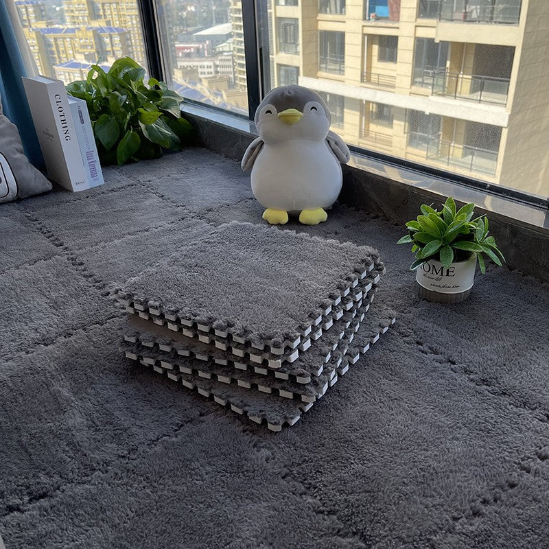 Soft Plush Children's Mat Baby Play Mat Baby Toys Eva Foam Puzzle Carpet In Children's Room Keep Warm Playmat 30*30*1CM