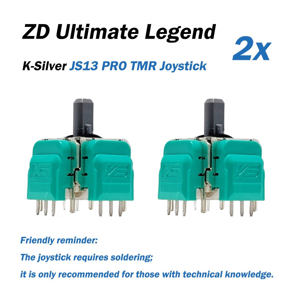 ZD Ultimate Legend Game Controller Replaceable Joystick Module Removable K-Silver JS13 PRO GinFull Angle TMR Joystick DS13 MAX