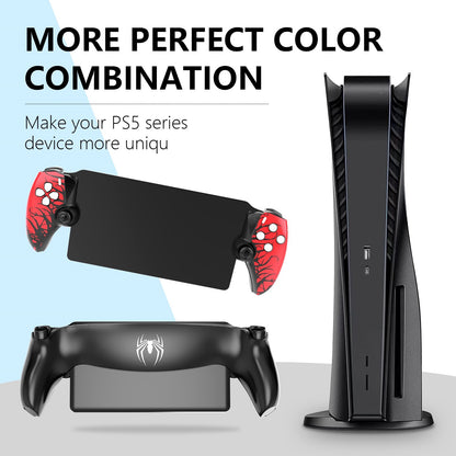 REMANK for PS5 Portal shell Replacement Limited Spider Faceplate Cover for Playstation Portal Accessorie Front Back Plates Case