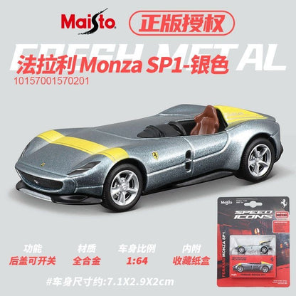 Maisto 1:64 Modelos de Carros Esportivos de Liga Ferrari Lamborghini Porsche Brinquedos de Metal Fundido para Coleção de Meninos