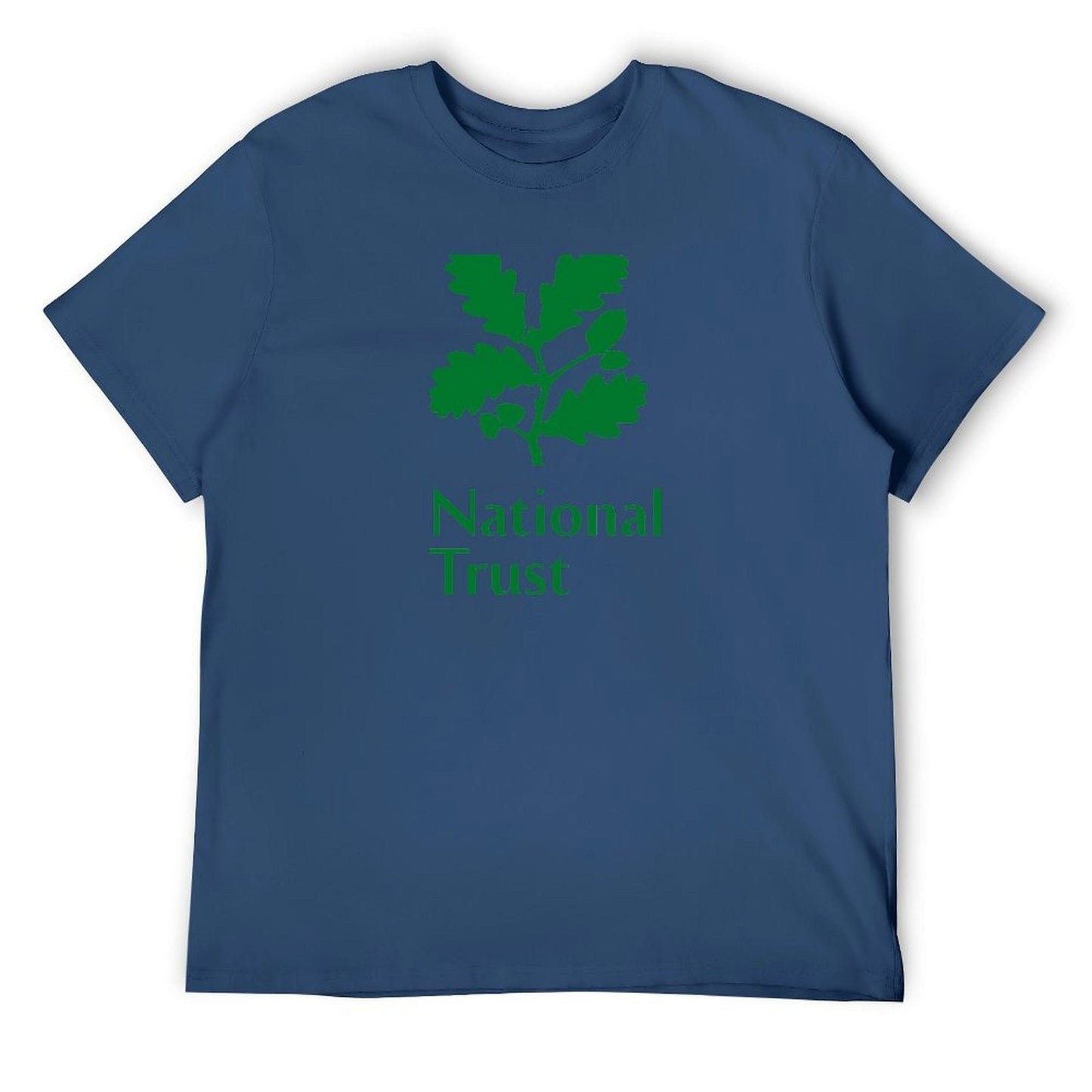 National Trust green logo T-Shirt t shirt man cotton t shirt man plain T-Shirt