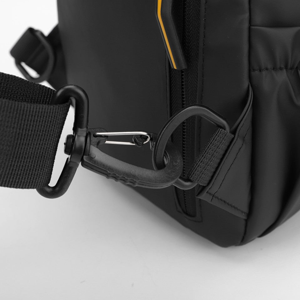 Men's Stylish Chest Pack Convertible Outdoor/Daily Messenger Bag Multi-Position Shoulder Strap  Waterproof Design