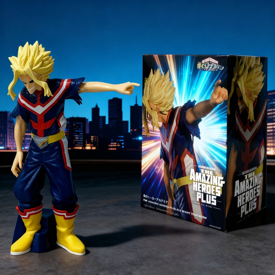 18cm Boku no Hero Academia Anime Figura All Might Boneco de Ação Midoriya Izuku/Bakugo Katsuki Estatueta PVC Modelo Colecionável Brinquedos