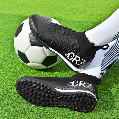 Professional Mens Soccer Shoes Women Football Boots Studded Society Turf Cleats Adults TF/FG Training High-Quality Sneakers