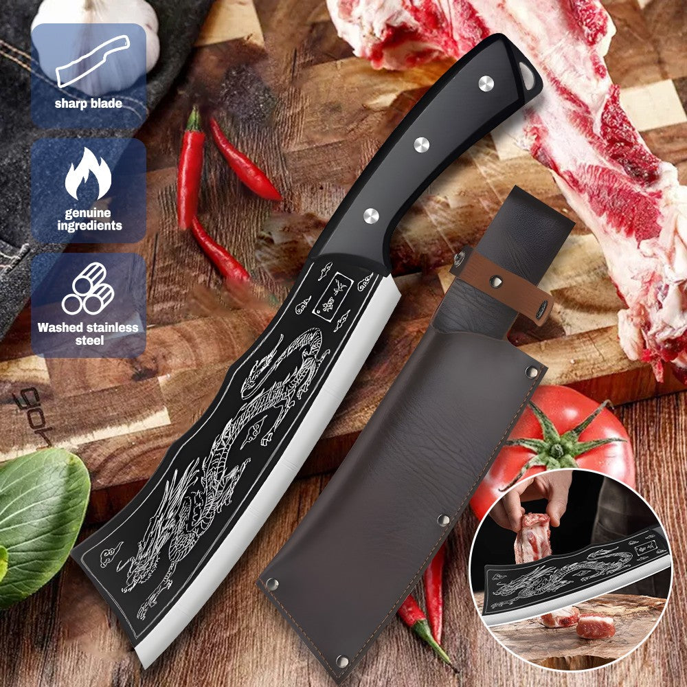 Faca de Cozinha Super Afiada MDHAND Aço Inoxidável 3CR13 Forjada Faca de Desossar para Cozinha Carne Frutas Culinária Acessório de Faca de Chef