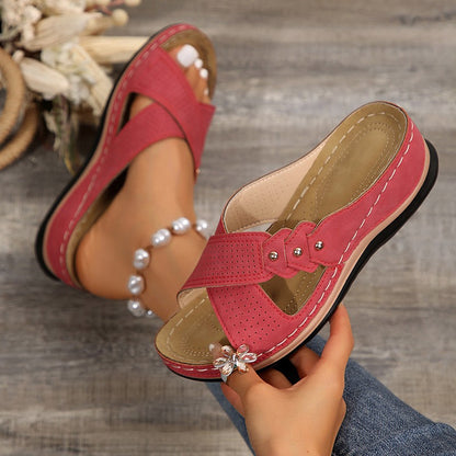Shoes Sandals Women Summer Open Toe Sandals Woman Casual Women's Sandals Plus Size Ladies Shoes Slip On Female Footwear Slipper