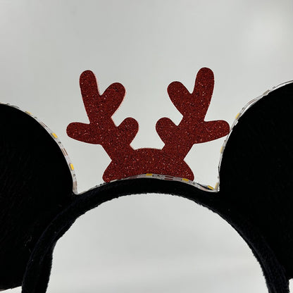 1/2pcs LED Glowing Neon Mouse Ears Headband Girls Festival Headbands Mickey Hairband Children Birthday Party Hair Accessories