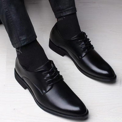 2025 new Fashionable versatile Men Shoes Heightening Shoes Spring  British Casual Business flats Casual comfortable Shoes