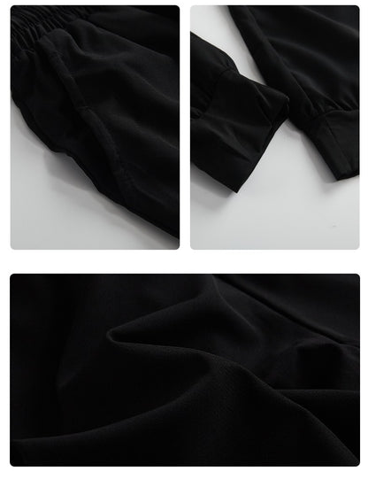 DRUR Yoga Set for Women 2 Piece Lightweight Loose Fit Sportswear Outfits Breathable Tops Pants Suit Running Clothes Autumn New