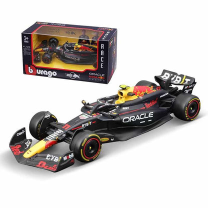 Novo 2024 Bburago F1 1:43 Bwt Alpine A524 Duas Cores Azul Rosa Liga Miniatura Modelo Diecast #10 #31 Carro de Fórmula Brinquedo Presente