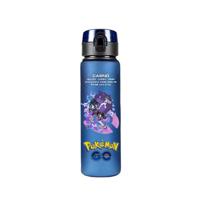 Copo de água Pokémon de 560ML, anime portátil, infantil, fofo Pikachu Gengar, garrafa de água de plástico para esportes ao ar livre, grande capacidade, presentes