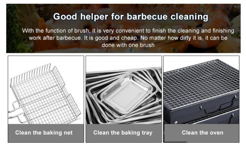 Grill Brush and Scraper Best BBQ Cleaner Perfect Tools for All Grill Types Including Weber Ideal Barbecue Accessories