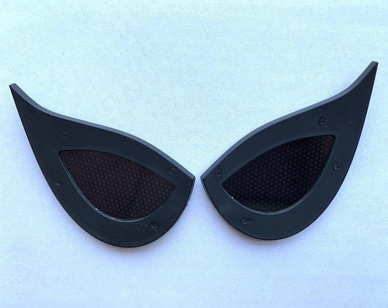 Movie Cosplay Lens Accessories For Super Bodysuit Full Mask Eyeglass Stereoscopic Color Light Halloween Carnival Party Prop Gift