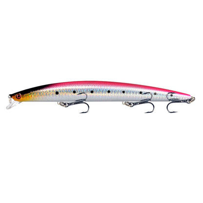 1pcs 18cm 24g Minnow Fishing Lure Laser Hard Artificial Bait Plastic Big Fake Fish Lures Sea Fishing Bait Crankbait Wobblers