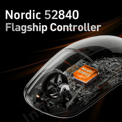 ATK Dragonfly A9 Ultra/A9 Plus Gaming Mouse Dual 8K Polling Tri Mode PAW3395/3950 Sensor Ergonomic  Esport PC Peripheral