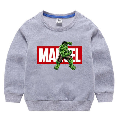 Hot Toys New Spring Autumn New Boys Cartoon Sweaters Children's Clothing Long Sleeve Knitwear Kids Jumper Top Outer Wear
