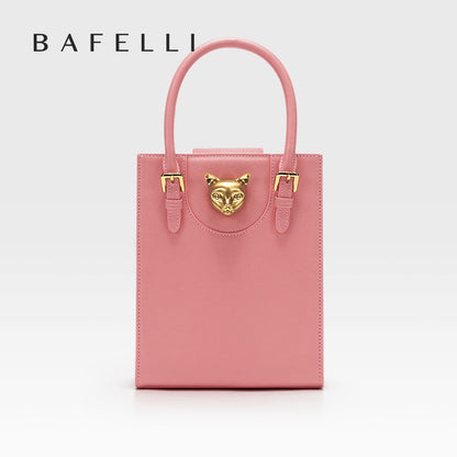 BAFELLI 2025 NEW WOMEN'S HANDBAG CAT LUXURY BRAND DESIGNER ORIGINAL STYLE TRENDING SHOULDER CASUAL BAGS MINI TOTE CROSSBODY
