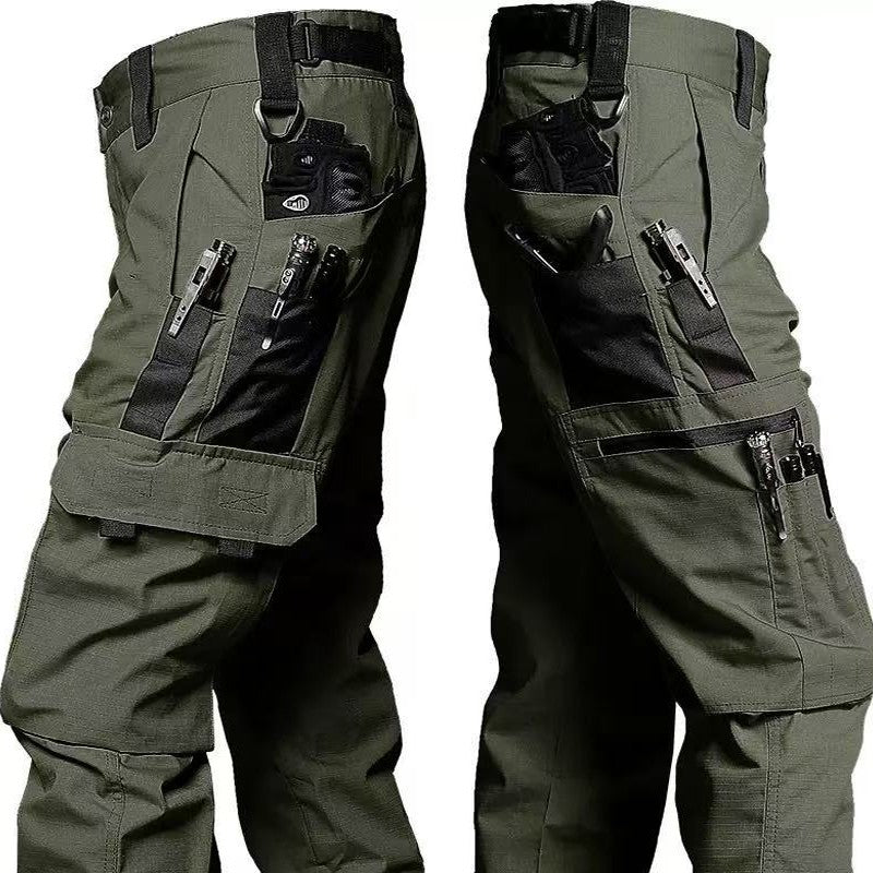 Men's Winter Autumn Fleece Softshell Pants Tactical Military Combat Cargo Trousers Hiking Camping Climbing Casual Sportwears