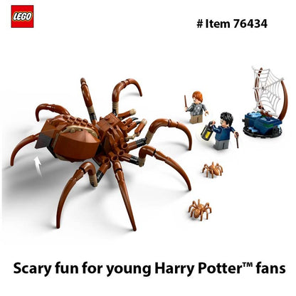 LEGO 76434 Harry Potter - Aragog na Floresta Proibida com Aranhas Figuras de Criaturas Mágicas 2 Minifiguras de Personagens