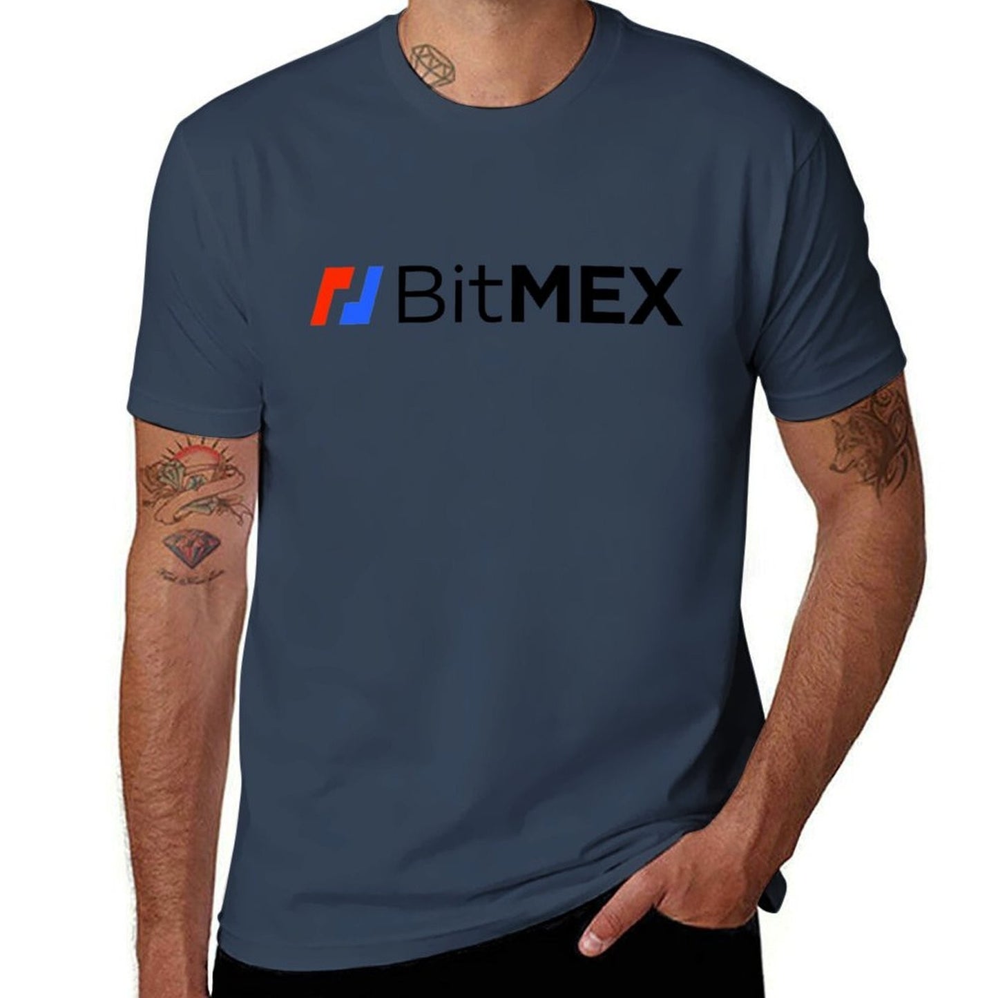 BitMEX Crpto Exchange T-Shirt t shirt man plain funny t shirts cotton T-Shirt
