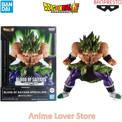 Bandai Original BANPRESTO Dragon Ball Super SANGUE DOS SAIYAJINS Son Gohan Broly Gogeta Vegetto Son Goku Brinquedos de Bonecos de Anime