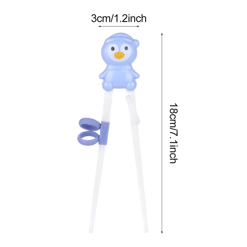 1 Pair Cartoon Chopsticks Children Eating Training Chopsticks Learn Chopsticks Correct Usage Baby Practice Chopstick