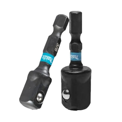 Adaptador de Soquete Makita E-08850 Impact Black 1/2" X 50MM Haste Hexagonal de 1/4" Acessórios para Ferramentas de Impacto de Alto Torque