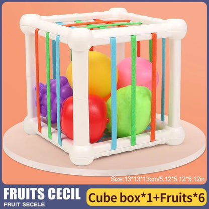 7Pcs Kids Educational Cube Shape Matching Stacking Learning Toys Educational Play Games Baby Toys