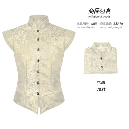 Mens Tudor Doublet Vest Victorian Medieval Renaissance Tudor Prince King Costume Ren Faire Jerkin Vest Waistcoat