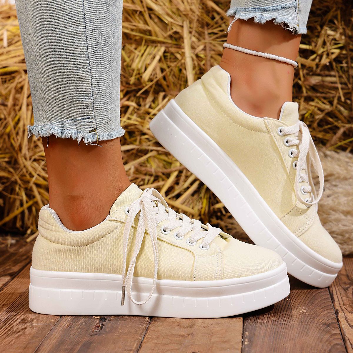 Tênis Feminino 2025 Nova Moda Casual Sapatos Femininos Tênis Designer de Verão Feminino Cadarço Plataforma Esporte Sapatos Feminino