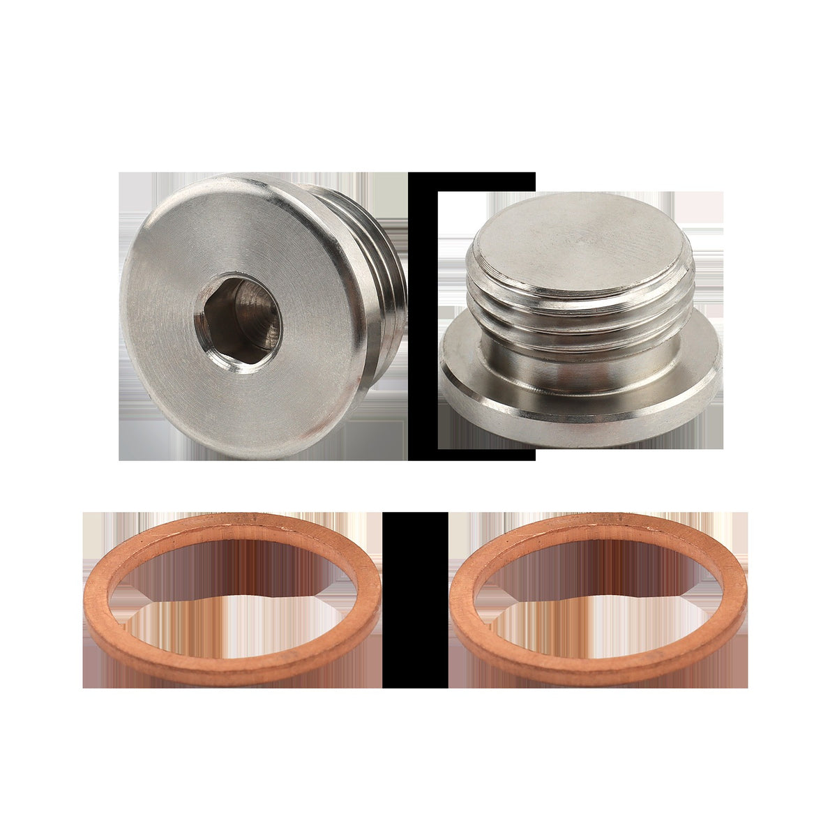 Stainless Steel Exhaust Pipe O2 02 HEX Oxygen Sensor Port Plug Plugs 18mm For Harley Replace OEM 66054-06 Vance & Hines 16925