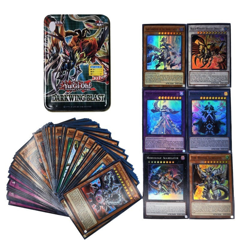 Yu Gi Oh Cards PACK DE DEUS EGÍPCIO Deck de Cartas Inglês TCG Holográfico Dourado Dragão Branco Jogo de Duelo Coleção de Cartas com Caixa de Lata