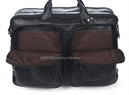 Bolsa de Viagem Masculina de Couro Genuíno Legítimo de Grão Integral Multifuncional, Bolsa de Viagem de Couro, Bolsa de Viagem Grande, Bolsa de Fim de Semana