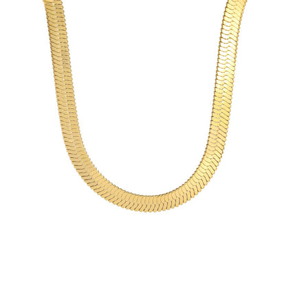 Colar Masculino Hip Hop Snake Chain Nova Moda Aço Inoxidável Cor Prata Acessórios de Joalheria Presente de Festa