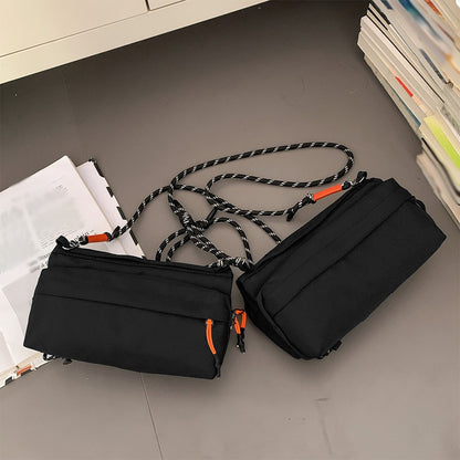 Men's Crossbody Bag, Casual Large-Capacity Daily Travel Water Bottle Umbrella Shoulder Bag, Lightweight Sports Phone Bag