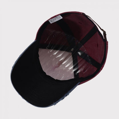 Fashion Skull Print Baseball Hat Bones Washed Cotton Snapback Hats Fashion Adjustable Sun Visors for Men Women
