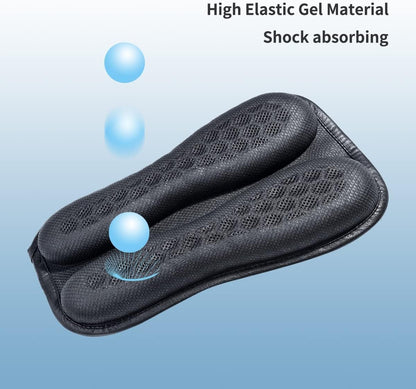 Capa de Almofada de Assento de Motocicleta Cruiser Esportiva para Viagens, Selim Redutor de Pressão, Amortecedor, Protetor de Assento de Motocicleta com Almofada de Ar