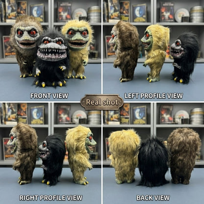 Critters Monster Doll Figurine Realistic Movie Alien Little Monster Doll Collectible Props Gift For Fans Kids Halloween Decor